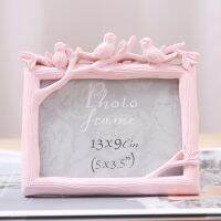 【ELE Photo frame】ย้อนยุคเรซิ่นนกกรอบรูปสร้างสรรค์วินเทจนกต้นไม้รูปภาพแต่งงานห้องนอนตกแต่งสก์ท็อปเครื่องประดับของขวัญสี่เหลี่ยมผืนผ้ากรอบ