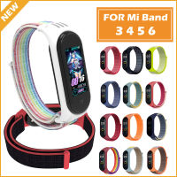 SinHGeY สายอะไหล่สำหรับ Xiaomi,สายรัดข้อมือ Mi Band 5 6 Band 4/3ไนลอน