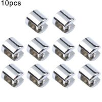 【CW】 10 Pcs Glass Shelf Support Clamp Brackets Clip Shelves 6-8mm Mirror Tight Holder Door Hardware