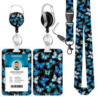 MC Working ID Name Tag / ID Card Badges Holder with Lanyard, Support Retractable Lanyard, For Teacher Nurse Student Worker Elder Use