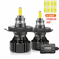 DARAHE 33000LM 110W H4 H11 LED 360 Canbus 9012 HIR2 H1 H3 H8 D1S D2S H B3 9005 HB4 9006 Led Car Headlight 6000K Fog Lamp 12V