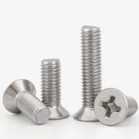 304 Stainless Steel Cross Flat Head Screw Countersunk Bolt M1.4 M1.6 M2