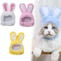 ZZOOI Hat For Cat Bunny Rabbit Hat With Ears For Cats Small Dogs Easter Cat Costume Easter Pet Cap Bunny Rabbit Hat With Ears For Cats