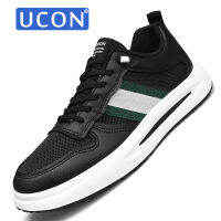 UCON รองเท้ากีฬาอเนกประสงค์แนวสตรีทรองเท้าลำลองตาข่ายสบายๆสำหรับผู้ชาย39-44รองเท้าลำลองรองเท้าลำลองน้ำหนักเบาระบายอากาศได้ดีสำหรับฤดูใบไม้ผลิและฤดูร้อน