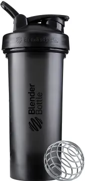 BlenderBottle Shaker Bottle Pro Series Perfect for Protein Shakes and Pre  Workout, 32-Ounce, Black