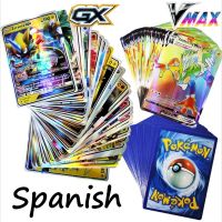 Pokemon Cards in Spanish TAG TEAM GX VMAX V Trainer Energy Shining Cards Game Caslano Español Children Toy Gift