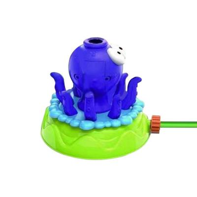 Automatic Bubble Machine Cute Octopus Water Sprinkler Bubble Blower Safe Cartoon Sprinkler Toy Bubble Maker Funny For Yards Lawns Patios Parks Gardens manner