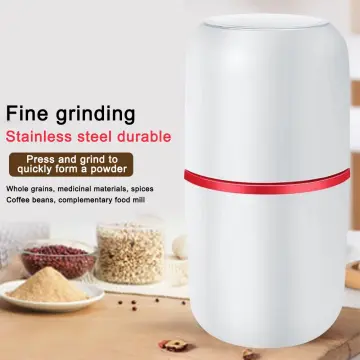 200W Powerful Electric Coffee Grinder Bean Nut Seed Spice Crusher Mill  Blender