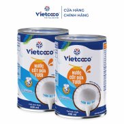 COMBO 2 Lon Nước cốt dừa tươi Vietcoco - Lon 400ml