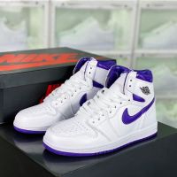 2023 Original J 1 R OG "Court Purple" High Cut Basketball Shoes Casual Sneakers for Men Women