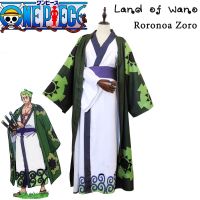 ♤❂✉ ชุดคอสเพลย์วันพีชชุดกิโมโนสตรี Roronoa Zoro cosplay ume mono one piece rate ffy