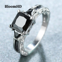 BloomHD ใหม่สไตล์ Openwork เพทายแหวนสำหรับผู้หญิงและเด็กผู้หญิงขนาด5-11