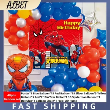 Shop Balloon Decoration Set For Boys Spiderman online
