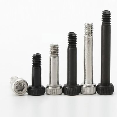 M2 M2.5 M3 M4 Grade 12.9 Cup Head Socket Screws Half Tooth Inner Hexagon shoulder screw Bolts Nickel Plating/Black A2 Nails Screws Fasteners