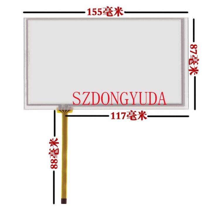 new-touchpad-6-5-inch-4-line-155x88-for-tm062rdsg01-tm062rds01-lcd-display-touch-screen-digitizer-glass-panel-sensor