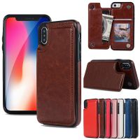 1ที่รัดคู่ปกป้อง Fundas เคสโทรศัพท์แบบฝาพับหนังหลากหลายสำหรับ Iphone XR XS Max X ฝาครอบแม่เหล็กสำหรับ Iphone 14 13 12 11 Pro Max