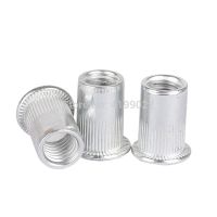 ✾☞∋ 20Pcs M3 M4 M5 M6 M8 M10 M12 Aluminum Alloy Rivnut Flat Head Threaded Rivet Insert Nutsert Cap Rivet Nut