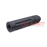 Slong Silencer Aluminum CNC ท่อเซาะร่อง (Fluted) ขนาดเกลียวข้อต่อ 14mm นำเข้าจากไต้หวัน แข็งแรง น้ำหนักเบา ด้านในบุด้วยโฟมลดเสียง ท่อเก็บเสียง อุปกรณ์แต่งปืนบีบีกัน อะไหล่ปืนบีบีกัน อะไหล่อัพเกรดปืนสั้นอัดแก๊ส