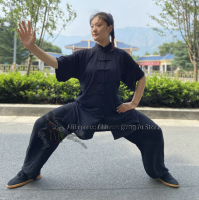 ชุด6 Warna Kapas Lembut Tai Chi Seragam Tradisional Cina Kung Fu Taiit Saman Sayap Seni Mempertankan Diri Wushu