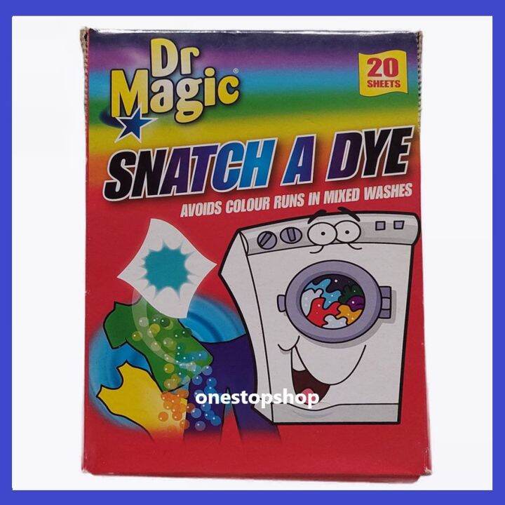 Dr. Magic Snatch A Dye Laundry Color Catcher 20s Lazada PH