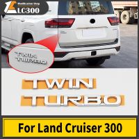 สำหรับ2022 Toyota Land Cruiser 300 Hiasan Mobil ภายนอก LC300สติกเกอร์ตัวอักษร Vxr เทอร์โบคู่สัญลักษณ์ Tailgate การปรับแต่ง