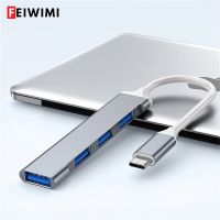 อะแดปเตอร์ OTG ตัวแยก USB หลากหลายพอร์ต3.0 Type C 4สำหรับ HUAWEI Xiaomi Macbook Pro 13 15อุปกรณ์คอมพิวเตอร์โปรพีซีอากาศ