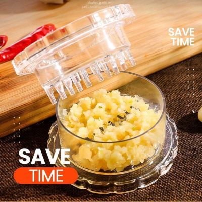 【CW】 Multi-Usage Plastic Garlic Press Peeler Crusher Masher Twist Useful Presses Vegetable Tools