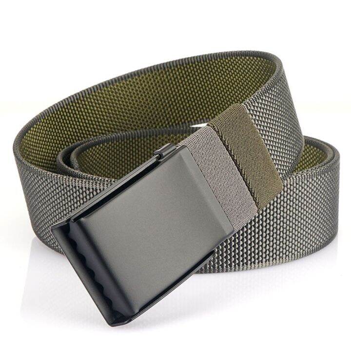 new-metal-buckle-double-face-nylon-belt-men-and-womens-casual-simple-belt-student-versatile-canvas-belt