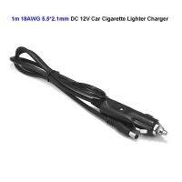 12V 10A DC 5.5mm 2.1mm Car Cigarette Lighter Power Adapter 18AWG 1m Cable For Air Compressor Pump Car Washer Truck Bus Van Boat  Wires Leads Adapters