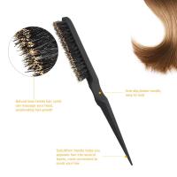 Teasing Hair Brush Hair Comb Brush Bristle Hair Hairbrush Massage Hairbrush Anti-static Hair Comb for Home &amp; Salon Use Cool Hair