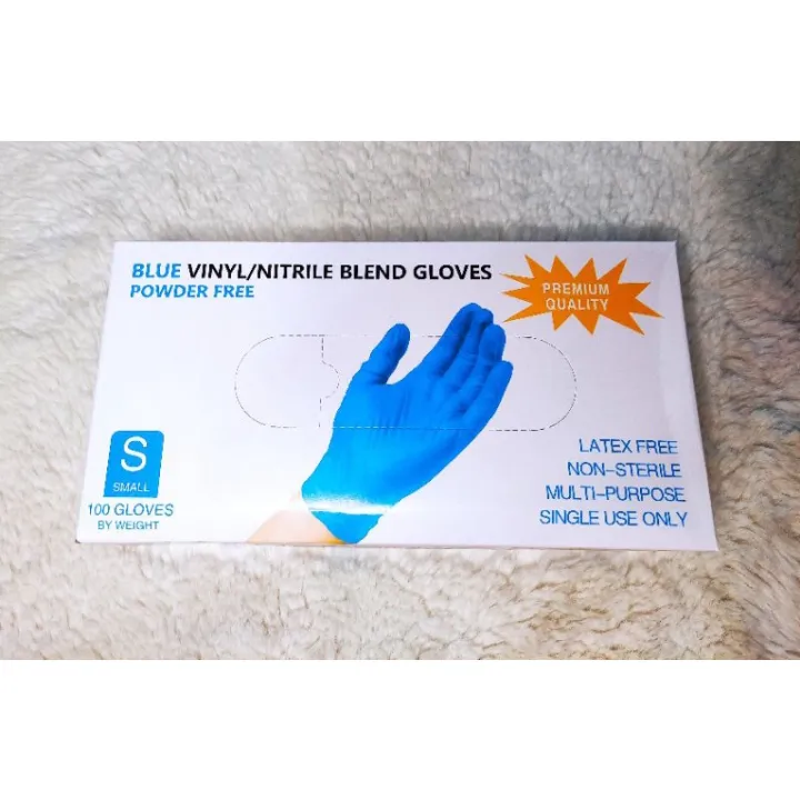 Powder Free Vinyl/Nitrile Blend Gloves Lazada PH