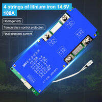 บอร์ดตัวควบคุมการชาร์จ LFP แผ่นป้องกันแบตเตอร์รี่ LiFePO4 100A 24V พร้อมฟังก์ชันปรับสมดุล