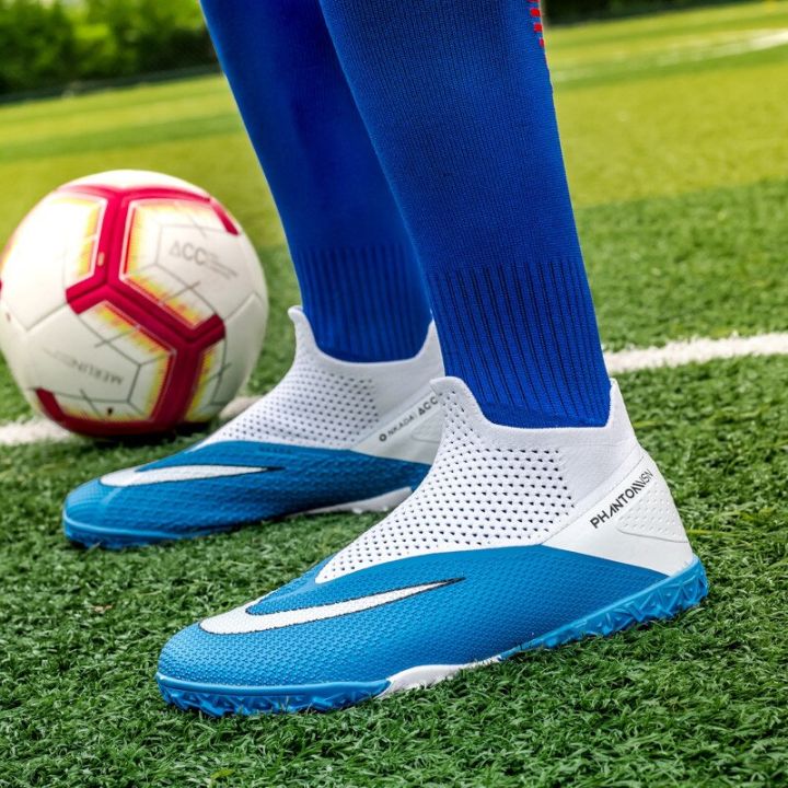 รองเท้าฟุตบอลสนามกันลื่นสำหรับผู้ชายขายดีรองเท้าบูทฟุตบอลสำหรับผู้ชายเสื้อโค้ทผู้ชายขนาดใหญ่36-49สินค้าขายดีน้ำหนักเบาสำหรับอาชีพรองเท้าระบายอากาศ