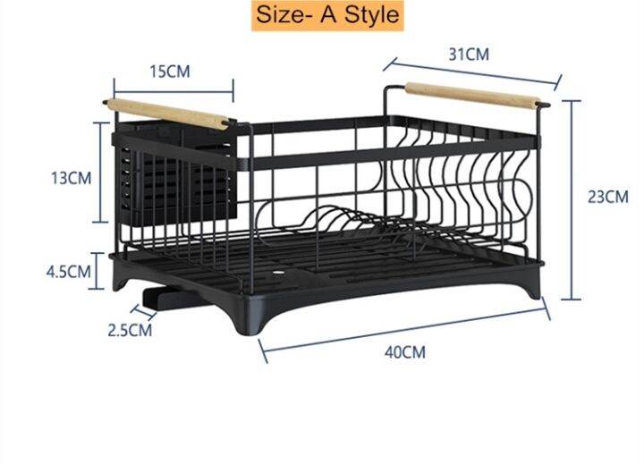 ส่งจากไทย-ชั้นวางจาน-dish-rack-ที่คว่ำจานชาม-มีรูระบายน้ำ-อเนกประสงค์-วัสดุคุณภาพดี-ประกอบได้ง่ายๆที่บ้าน-สินค้าพร้อมส่ง