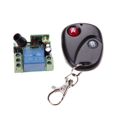 Universal Wireless Remote Control Switch DC 12V 10A 433MHz 315MHz Telecomando Transmitter with Receiver Anti-theft Alarm System