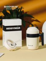 BeddyBear เบ็ดดี้แบร์ แก้วแสตนเลสเก็บอุณหภูมิ 2IN1 2 ฝา พร้อมหลอดดูด สีดำ BBA007-012 320 ml.