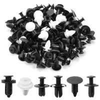 60pcs Mixed Auto Fastener Clip Car Body Push Retainer Pin Rivet Bumper Door Trim Panel Retainer Fastener Car Accessories Nails  Screws Fasteners