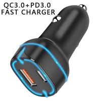 【Aishang electronic】Car Charger 45W USBCharger Quick Charge QC3.0Phone ประเภท CCharging13Samsung