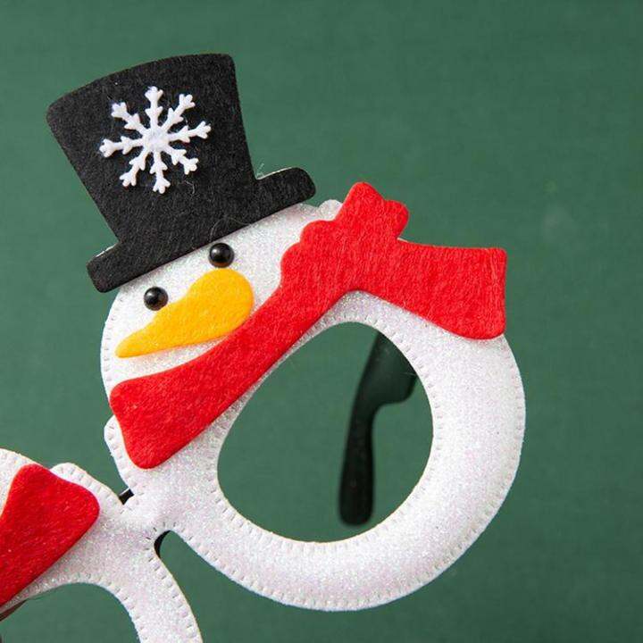 christmas-glasses-funny-snowman-sunglasses-frames-christmas-costume-accessory-for-festival-celebration-evening-party-for-women-men-kids-graceful