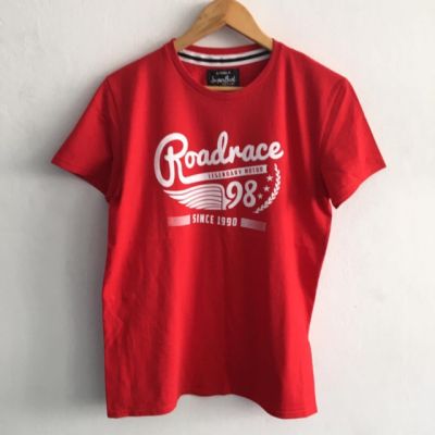 MiinShop เสื้อผู้ชาย เสื้อผ้าผู้ชายเท่ๆ เสื้อยืด Roadrace มี 8 สี ใส่ได้ทั้ง ช ญ เสื้อผู้ชายสไตร์เกาหลี