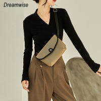 Dreamwise ใหม่ผ้าใบกระเป๋าหน้าอกสตรี C Rossbody กระเป๋าเอวกระเป๋าแฟชั่นกระเป๋าอเนกประสงค์ถุงอาน