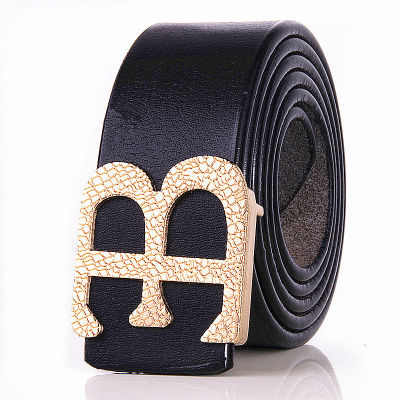 Men Women Belts Cowhide B Letter Buckle For Jeans Dress All-match Fashion Luxury Sexy Ladies Waistband Gifts Width 3.7cm