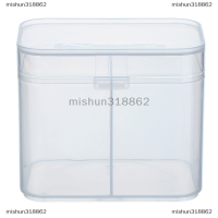 mishun318862 เครื่องสำอางล้างผ้าขนหนูกล่องเก็บของ2ตะแกรงพลาสติกพร้อมฝาปิดผ้าฝ้าย