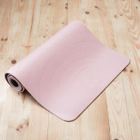 เสื่อโยคะTPE แท้ หนา 5 มม. รุ่น Light (สีชมพู) 185x61x5 mm. Light Yoga Mat 185x61x5 mm - Pink yoga mat non slip yoga mat kids yoga mat thin Wide