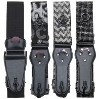 Electric Guitar Strap Acoustic Folk Guitar Belts Adjustable Vintage Cross Personality Guitar Straps Pick Pocket Accessories