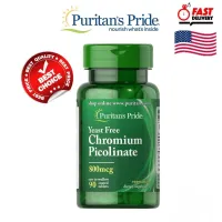 Puritans Pride Yeast Free Chromium Picolinate 800 mcg  / 90Tablets