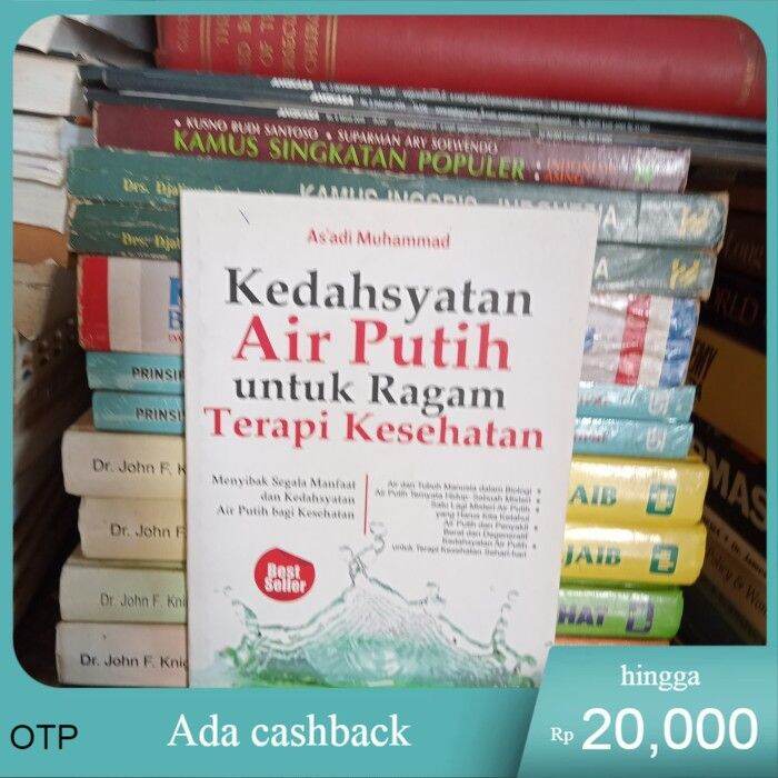 Ori Buku Kedahsyatan Air Putih Untuk Ragam Terapi Kesehatan Lazada Indonesia