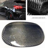 Carbon Fiber Car Exterior Fuel Tank Gas Oil Cap Cover Gasonlie Port Guard Sticker Trim For -Benz GLA250 GLA45 2014-2018