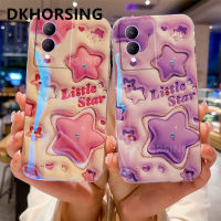 DKHORSING เคส Y17S VIVO แฟชั่น3D ลายดาวน่ารัก,Y17s เคสโทรศัพท์นิ่มป้องกันเลนส์บลูเรย์พลอยเทียม VIVOY17S ปกป้อง