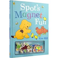 Spot S magnet fun small glass series magnetic stickers scene cognition vocabulary enlightenment early education enlightenment Educational Activity Book Childrens English reading Eric Hill English original imported book